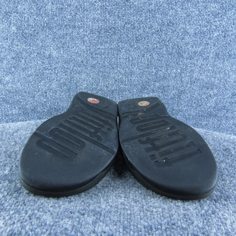 FitFlop Sequins Women Flip Flop Sandal Shoes‎ Black Synthetic Size 7 Medium